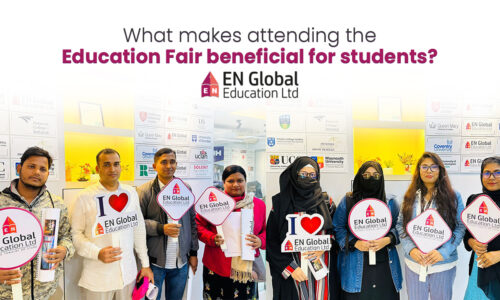 What makes attending the education fair beneficial for students?