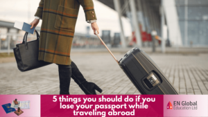 Read more about the article 5 things you should do if you lose your passport while traveling abroad