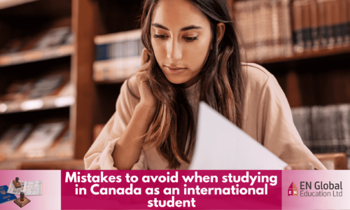 Mistakes to avoid when studying in Canada as an international student